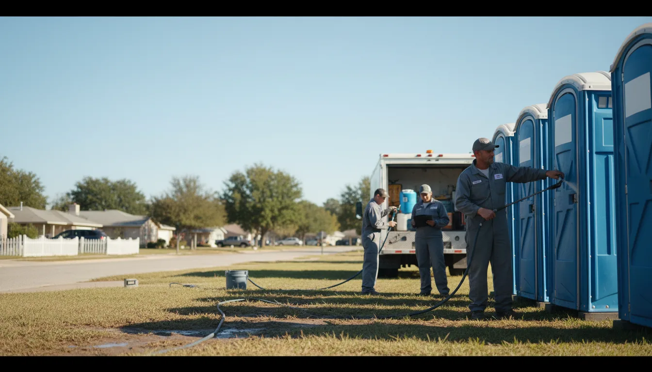 Long-Term Portable Toilet Rental in Godwin, NC near me